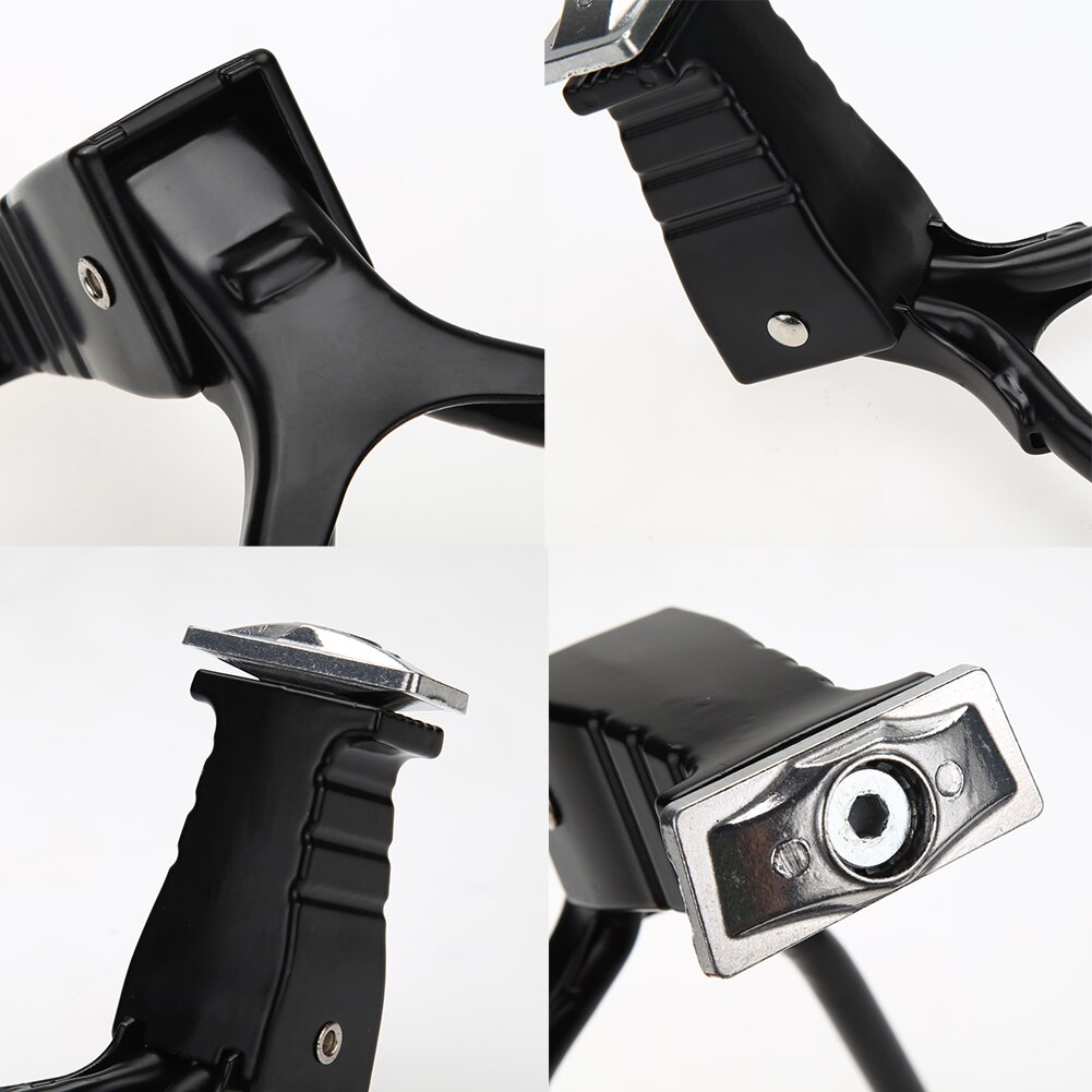 Double Leg Side MTB Bicycle Bike Kickstand Parking Rack Mountain Bike Black Support Side Kick Stand Foot Brace Bicycle Cycle