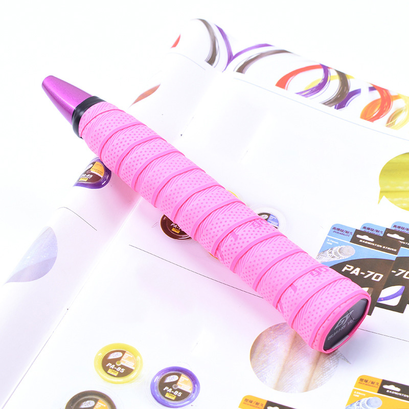 Squash Grip Anti Slip Tennis Badminton Racket Overgrip Super Absorbent Pu Racquet Grip Badminton Accessory YS-BUY: Peach red