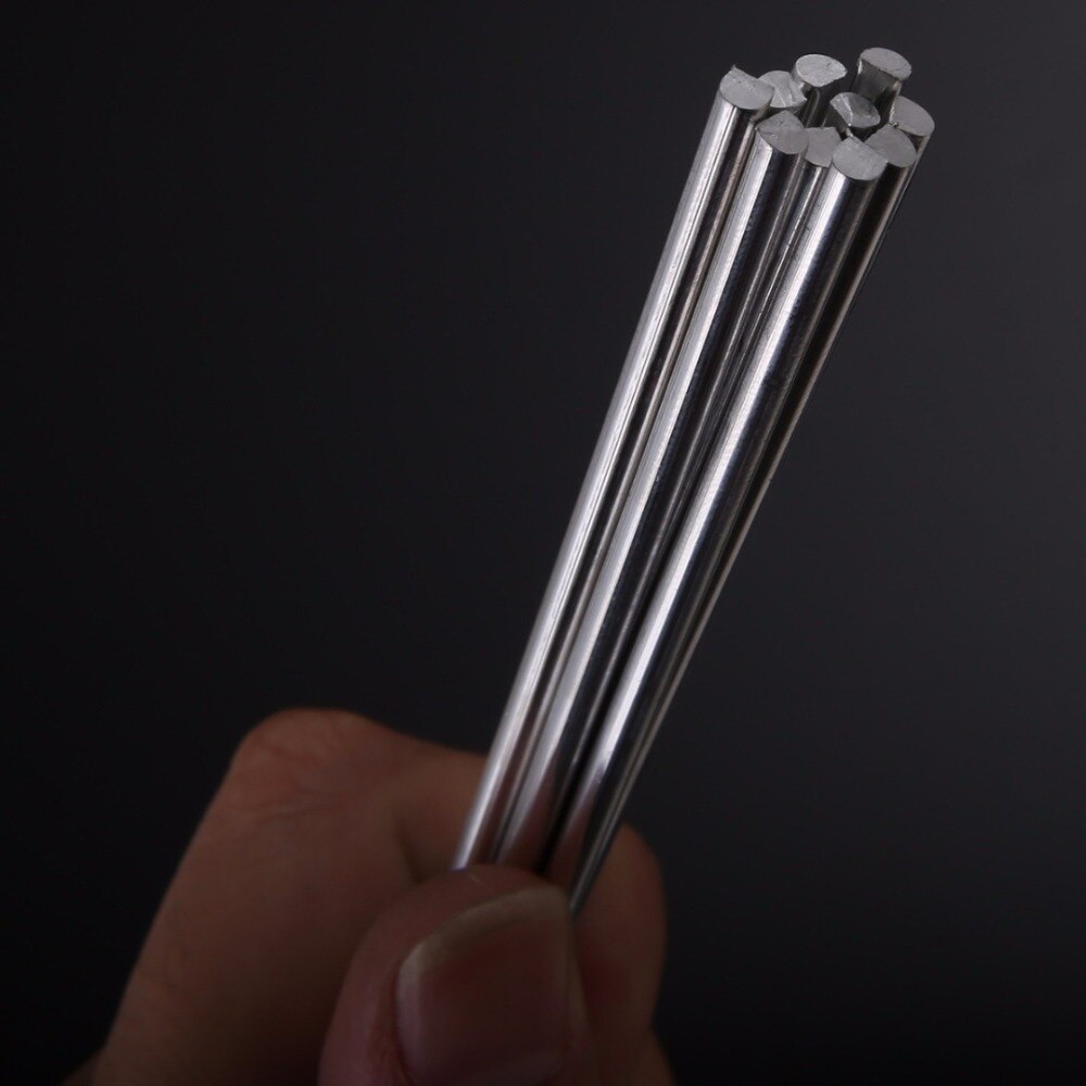 10 pièces baguettes de soudage en Aluminium basse température Tig soudure baguette de brasage 3.2mm x 330mm