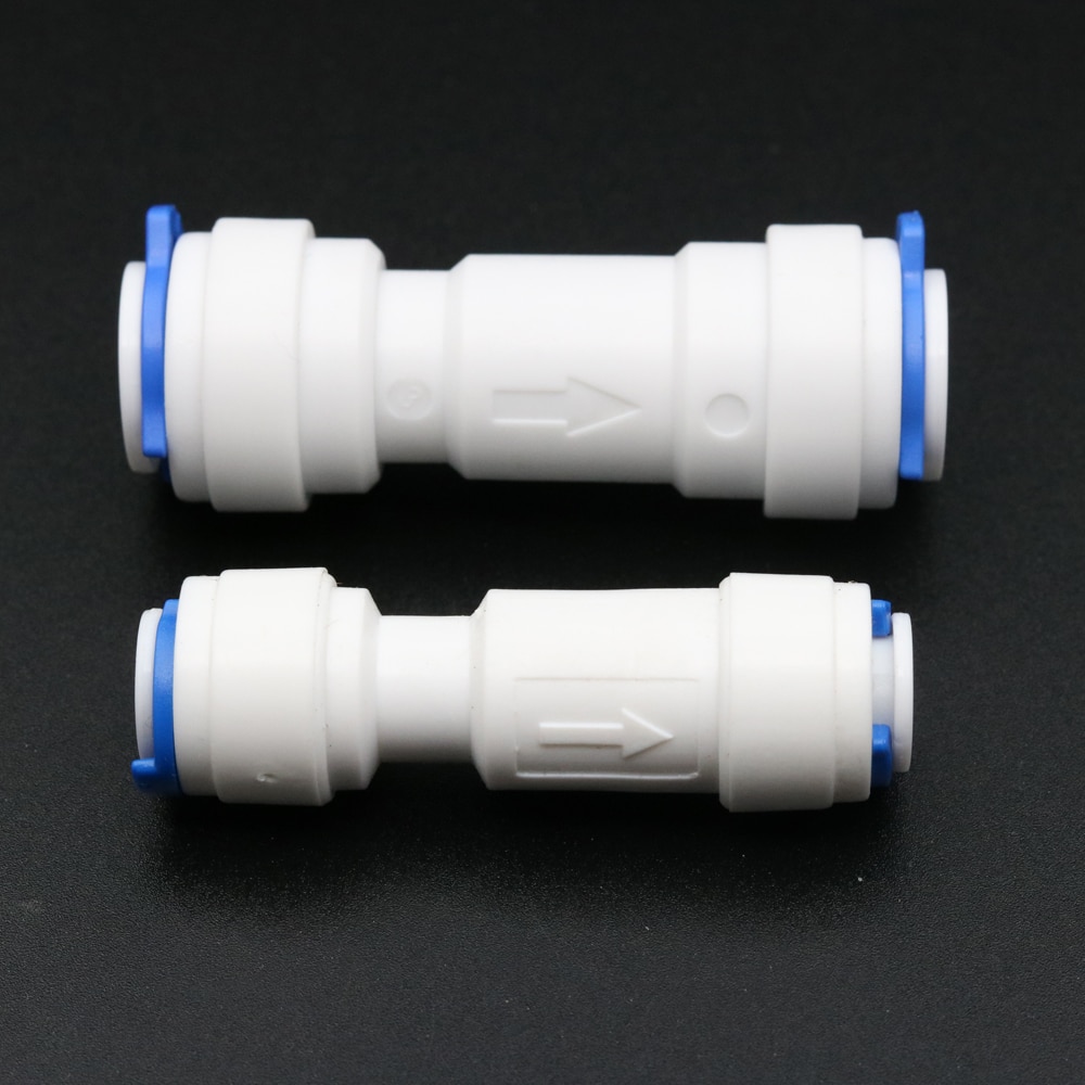 1/4 "3/8" Quick Connect Terugslagklep Voor Ro Zuiver Water Omgekeerde Osmose Systeem Filters Water Filter