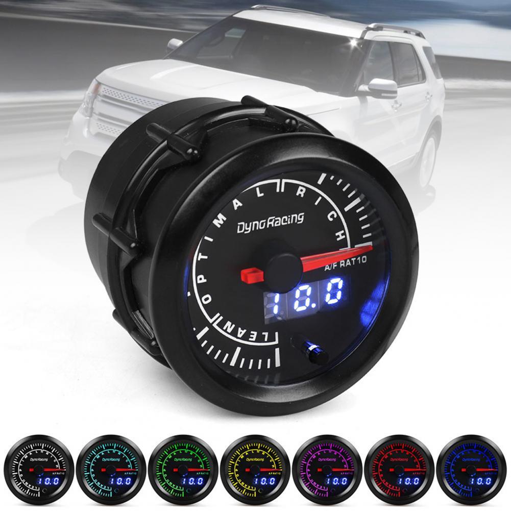 Jauge AFR professionnelle, utile, Portable, 52MM, double affichage, compteur de rapport Air/carburant pour moteur
