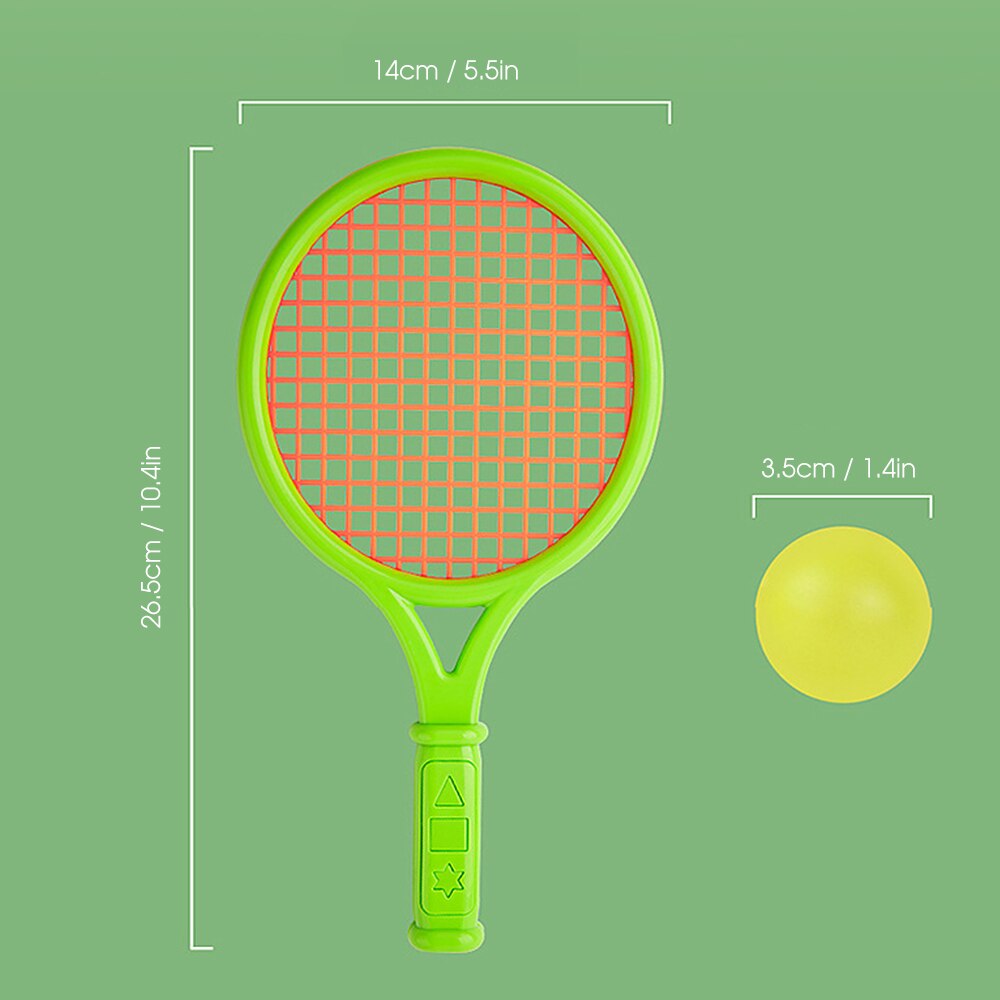 Tenis niños Set de raquetas niños divertido directo con bolas Jardín de la casa de playa al aire libre deporte para deporte niños niñas