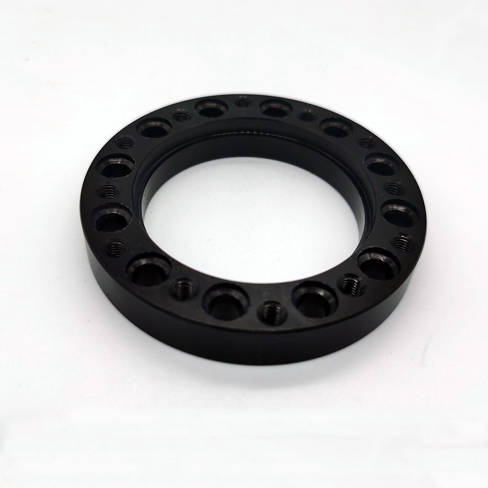 Universal Black Steering Wheel Hub Spacer 12 MM Steering Wheel Hub Boss Kit Adapter Spacer