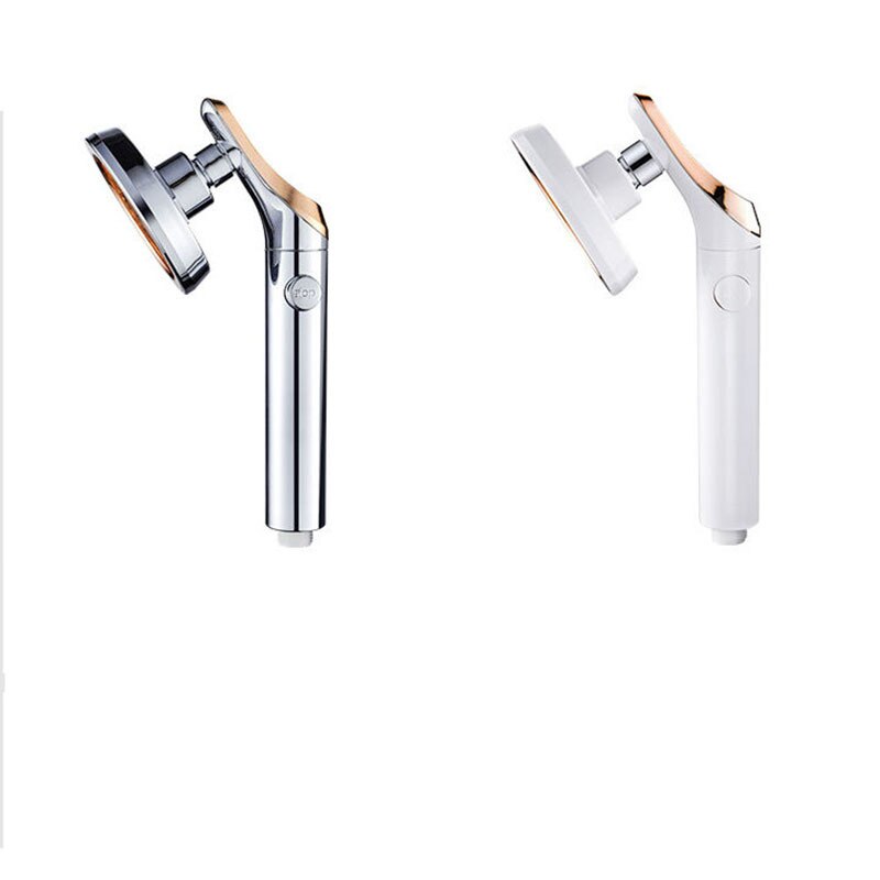 Pommeau de douche à secousses pressurisées de Style japonais buse d'arrêt d'eau à un bouton à plusieurs vitesses, pommeau de douche de pluie à grande douche d'eau