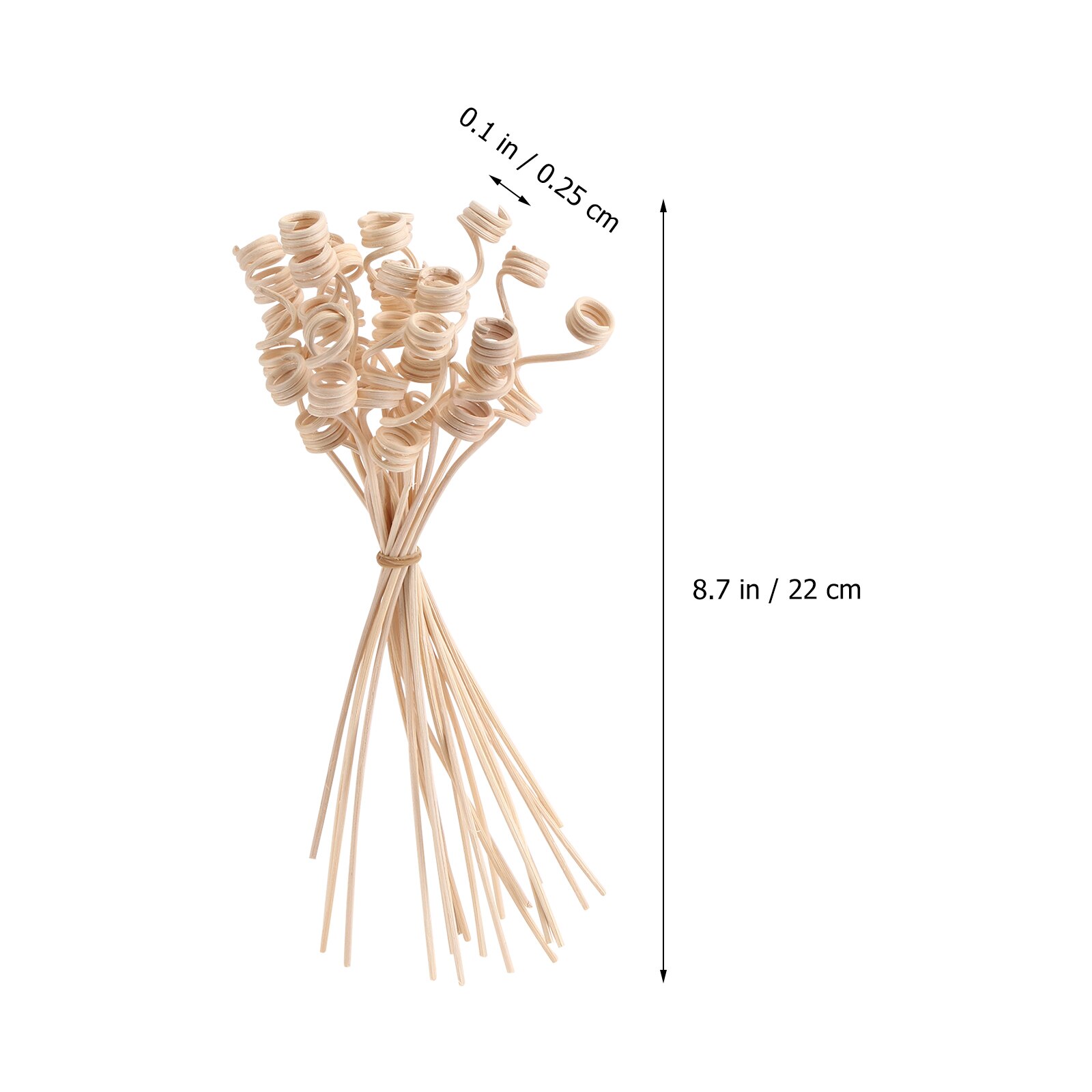 20pcs Reed Diffuser Replacement Stick Fragrance Aroma Oil Diffuser Rattan Rod Sticks Air Freshener Home Decoration