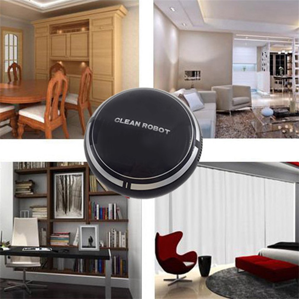 Household Mini Cartoon Rechargeable Smart Sweeping Robot Slim Sweep Suction Machine Small Mini Vacuum Cleaner Sweeping