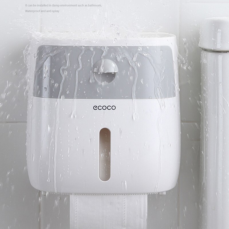 Waterproof Toilet Paper Holder For Toilet Paper Towel Holder Bathroom Dispenser Storage Box Toilet Roll Holder Wall Mounted