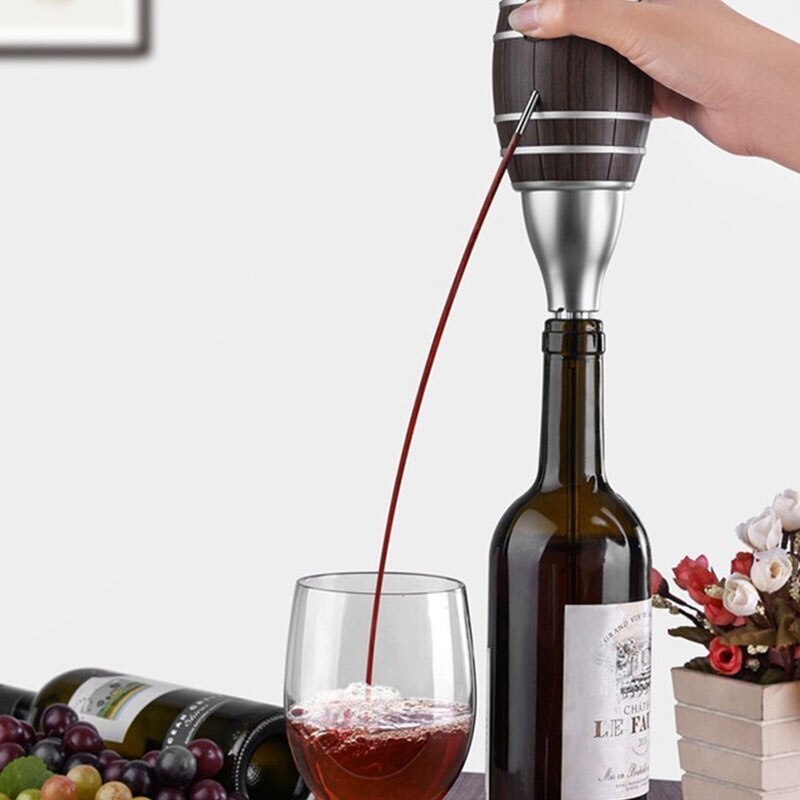 Fass Wein Ausgießer Karaffe Elektrische Apfelwein Pumpe Belüfter Maschine Wein Saft Flasche Ausgießer Familie Bar