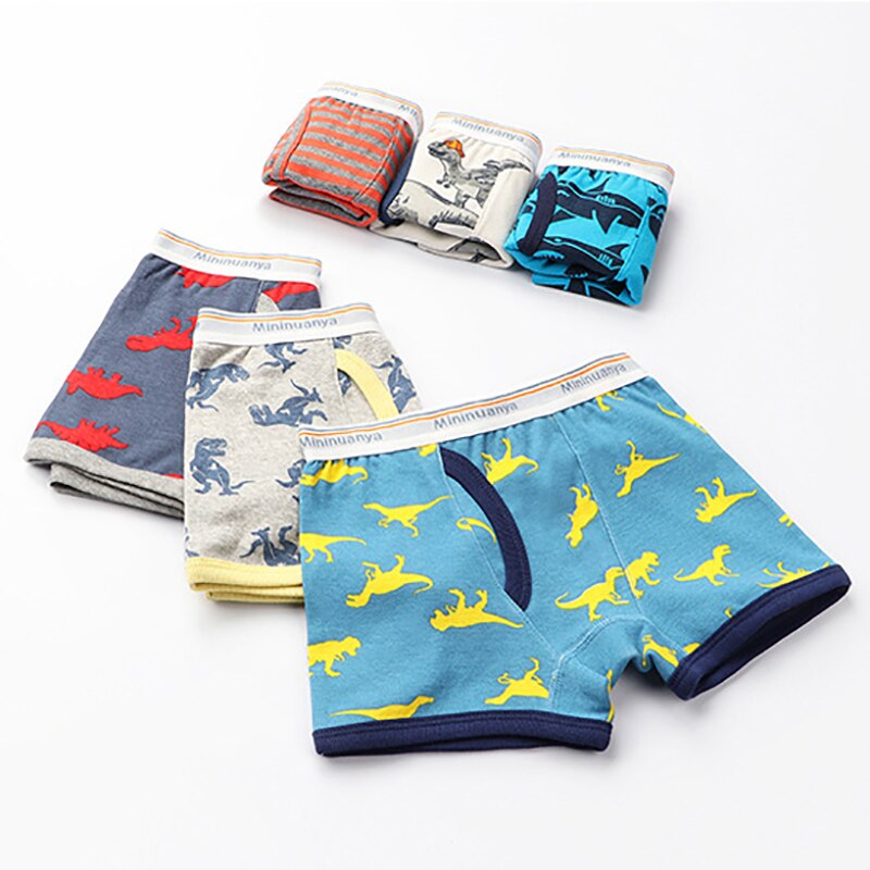 3 stk/parti børn drenge undertøj trusser bomuld teenage baby dreng boxershorts shorts børn underbukser småbørn trusser