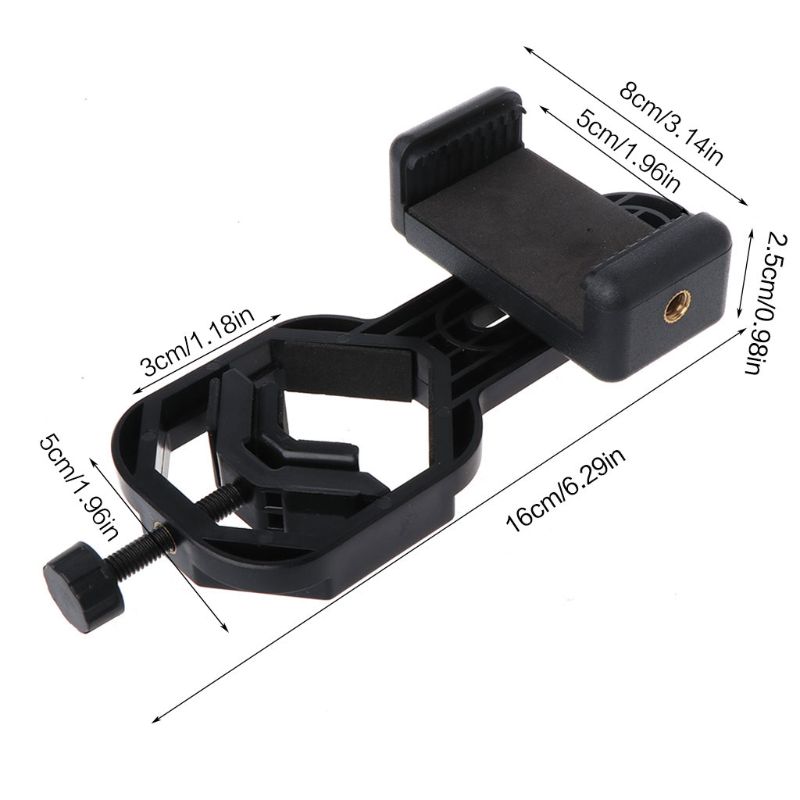 1PC Universal Mobile Phone Clip Accessory Bracket Mount Monocular Microscope Telescope Accessories Cell Phone Clamp Holder