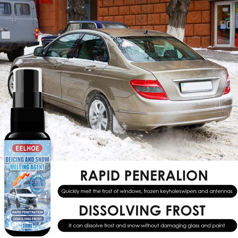 50/30ML automatyczny samochód zmywacz płyn robić topienia szyba przednia samochodowa środek robić odladzania okien zimowe narzędzia robić czyszczenia szyb samochodowych
