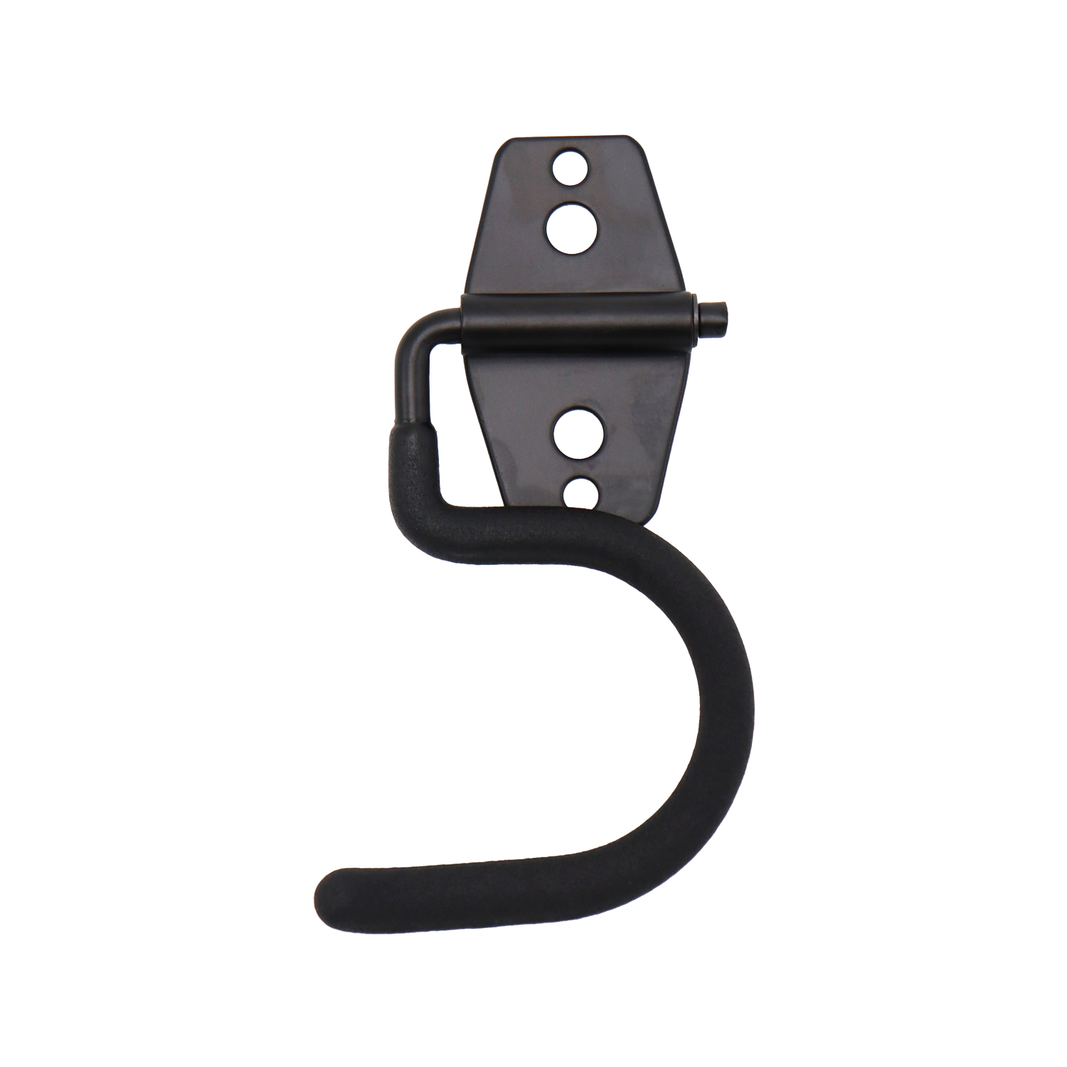 Garage Hooks Heavy Duty Metal Hook Warehouse Wall Mount Organizer Hanger Hooks Anti-slip Storage Hook for Ladders Garden Tool: Black F