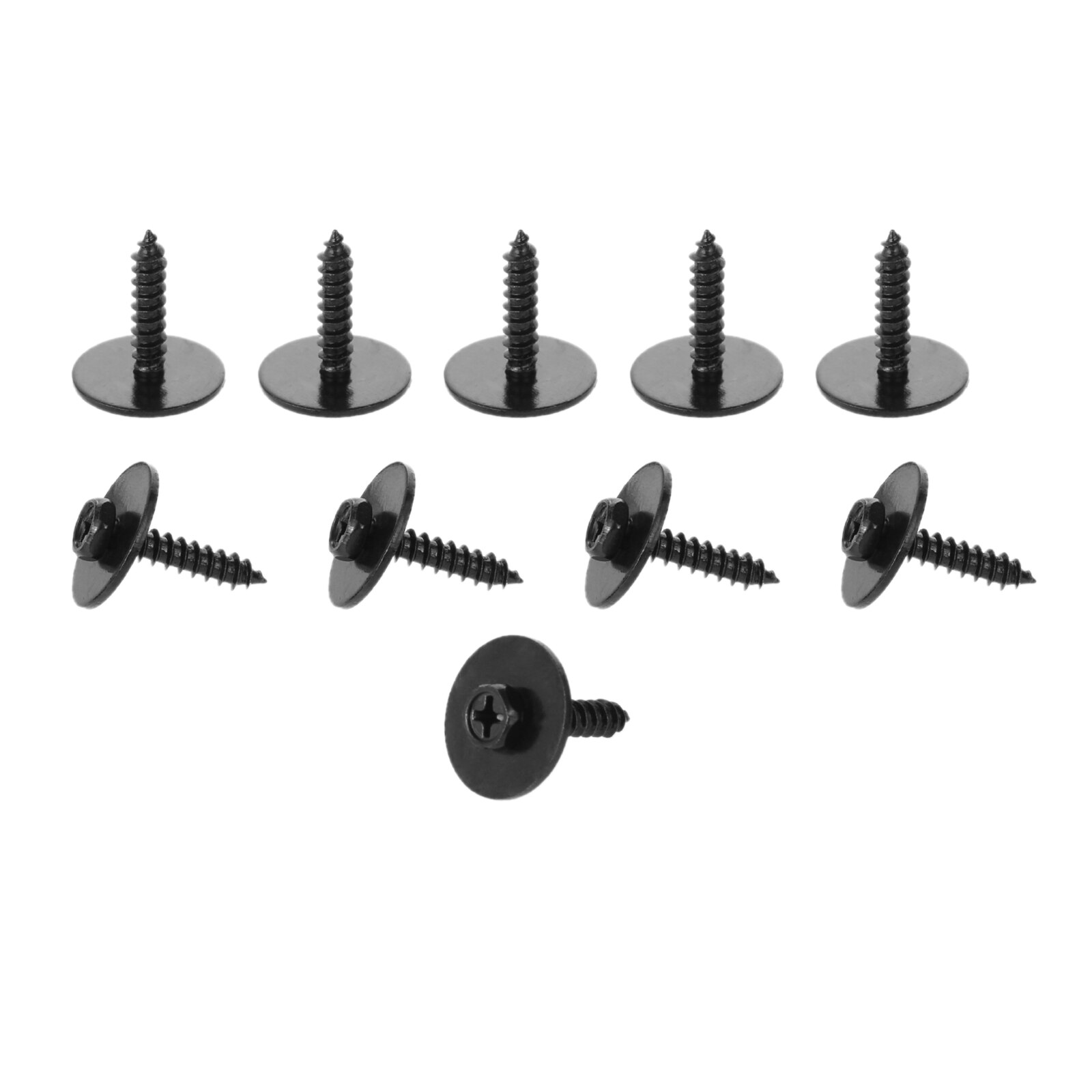 10Pcs for BMW 4mm 5mm Hex Screw Car Water Tank Bottom Shield Metal Screw Washers Front Bumper Side Skirts M5 Self-tapping Screws: 4MM 10PCS