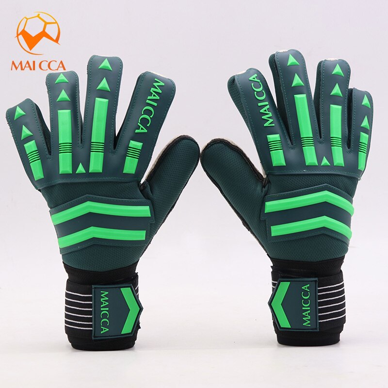 MAICCA Keepershandschoenen Voetbal Professionele Vinger Bescherming Voetbal Goalie Handschoenen met Super Vinger Bescherming