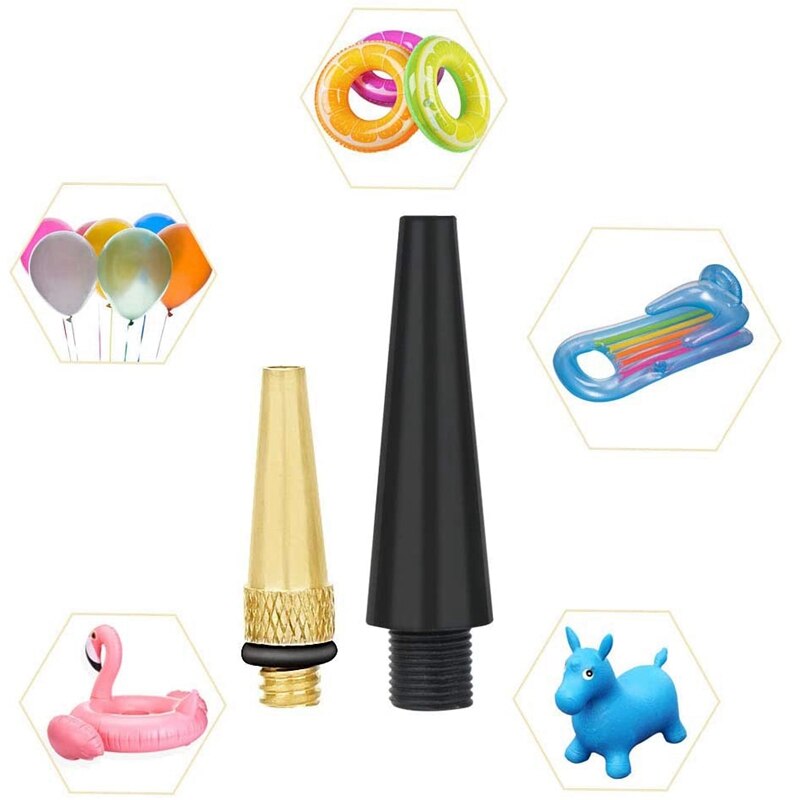 1einstellen Ventil Adapter, Fahrrad Reifen Ventil Adapter, Ball Pumpe Nadel, passen für Standard Pumpe oder Luft Kompressor