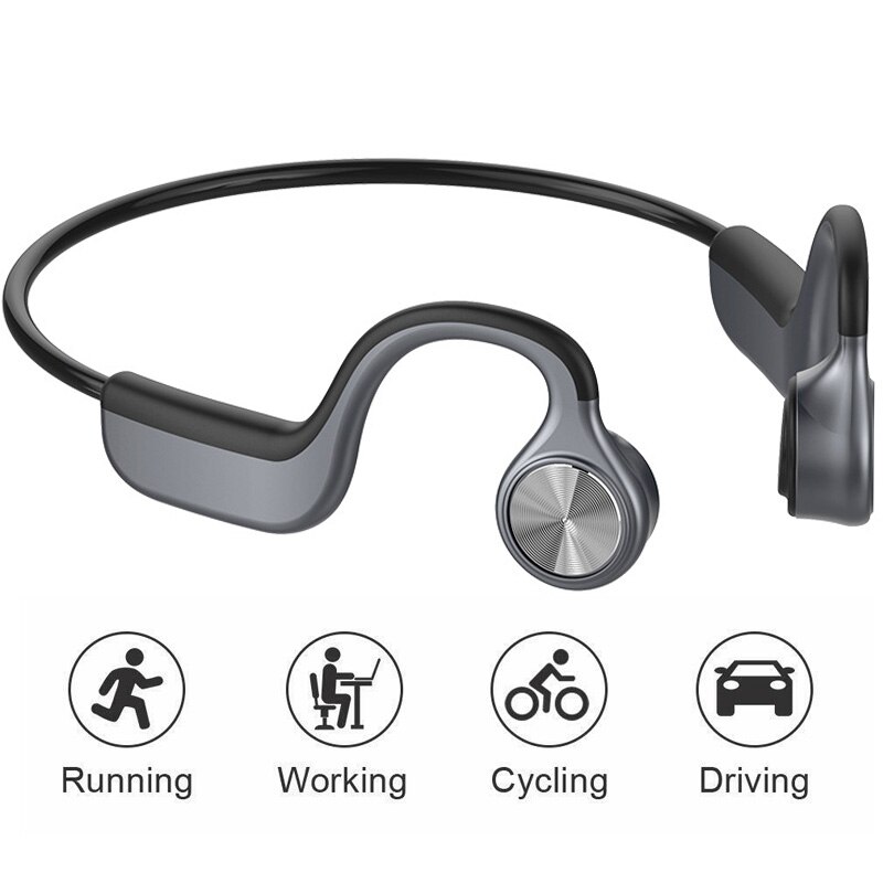 100% Originele Beengeleiding Hoofdtelefoon Sport Draadloze Bluetooth 5.0 Headset Met Microfoon CVC6.0 Ruisonderdrukkende: Default Title