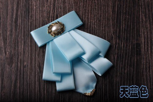 I-remiel britisk stil flerlags stof butterfly bryllup brudgom formel krave skjortekjole slips halsbånd tøj og tilbehør: 14