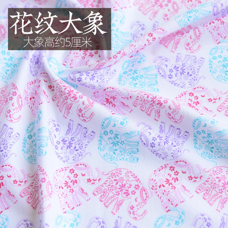 110Cm * 50Cm Baby Flanel Cartoon Bloem 100% Katoen Fluwelen Stof Katoen Herfst En Winter Handgemaakte Diy Doek kleding Stof: C