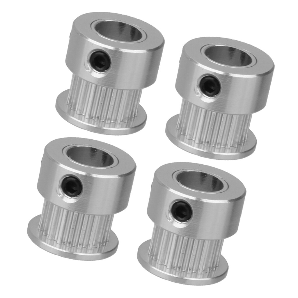 4Pcs GT2 Timing Belt Pulley 8mm Bore For 3D Printer 6mm Width Timing
