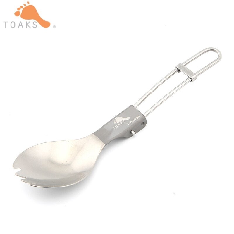 TOAKS Pure Titanium Cup Ultralight Outdoor Mug without Lid and Foldable Handle Camping Tableware Folding Spoon 375ml 450ml
