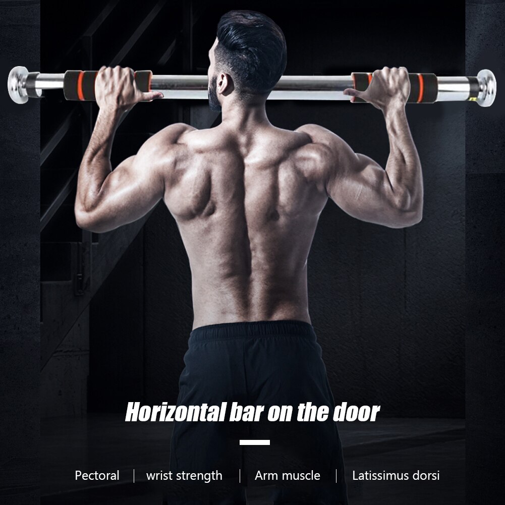 Barras de entrenamiento ajustables de acero Horizontal para puerta, piezas de apoyo deportivas, entrenamiento de tirar hacia arriba