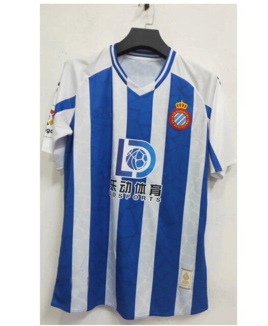 RCD Espanyol camisetas de fútbol 20 21 terceros Rosa WU LEI de S DARDER ROSALES DAVID López MARC ROCA camiseta de fút: Marrón / XXL