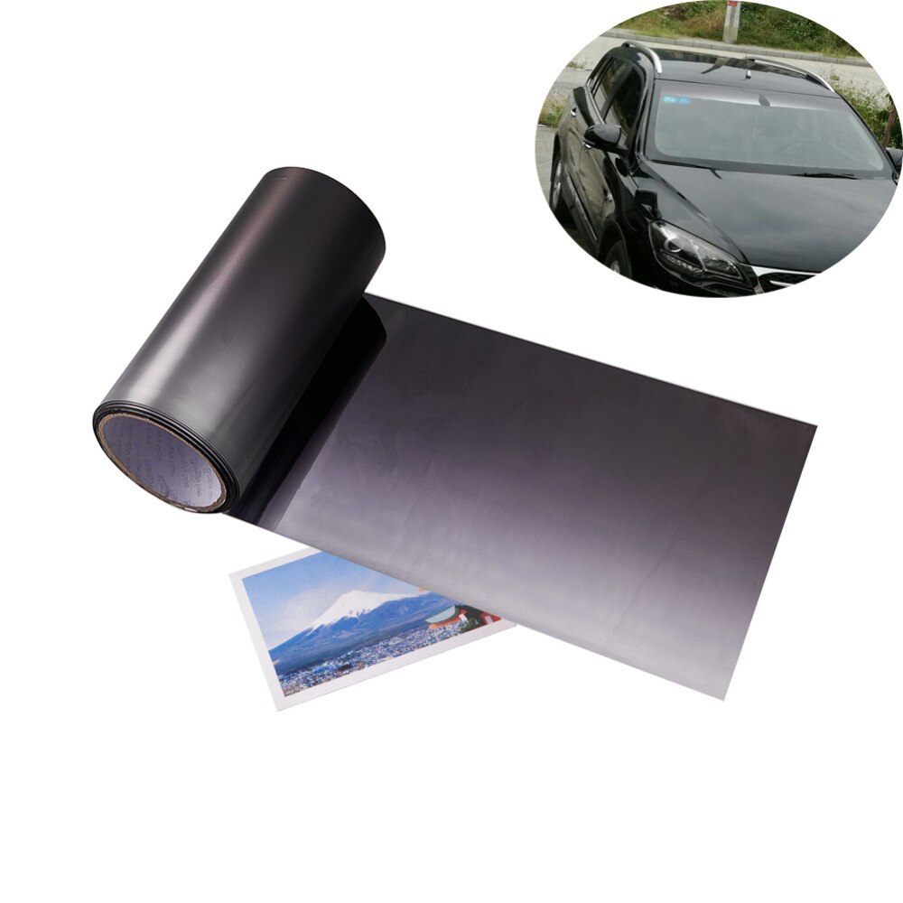 Car Windshield Sticker Solar Protection Sunshade PVC Auto Wrap Stickers Windshield Window Tint Film
