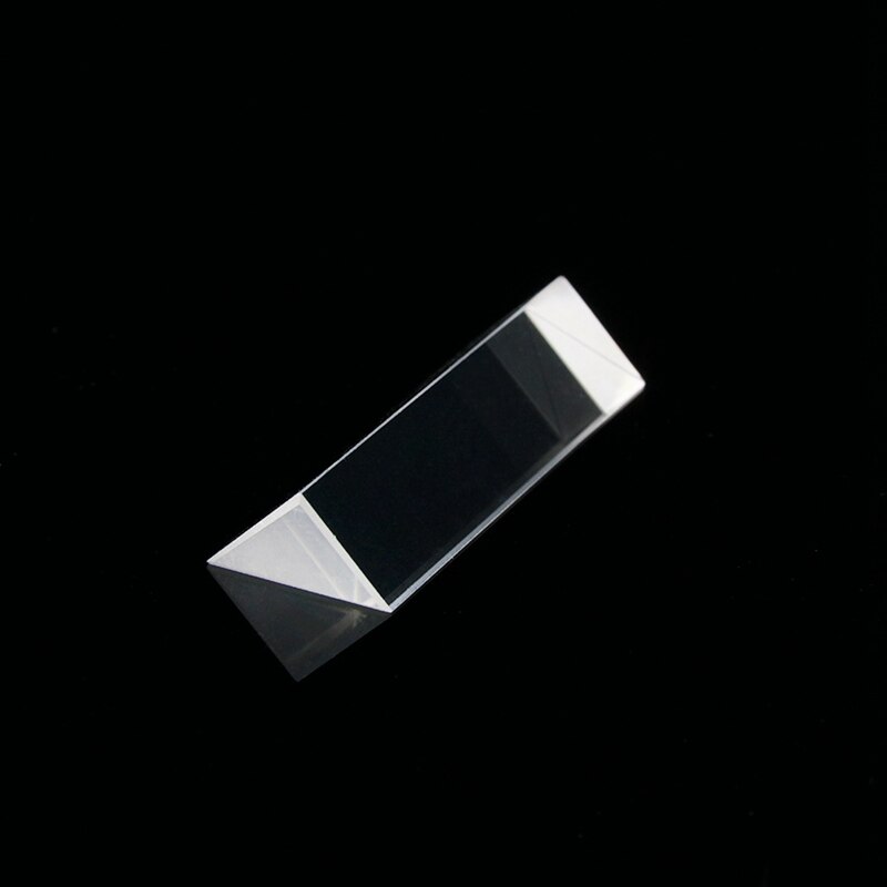 Factory supply Optical glass splitting prism can be used to disperse light 10*10*40 mm triangle prism Right angle prism