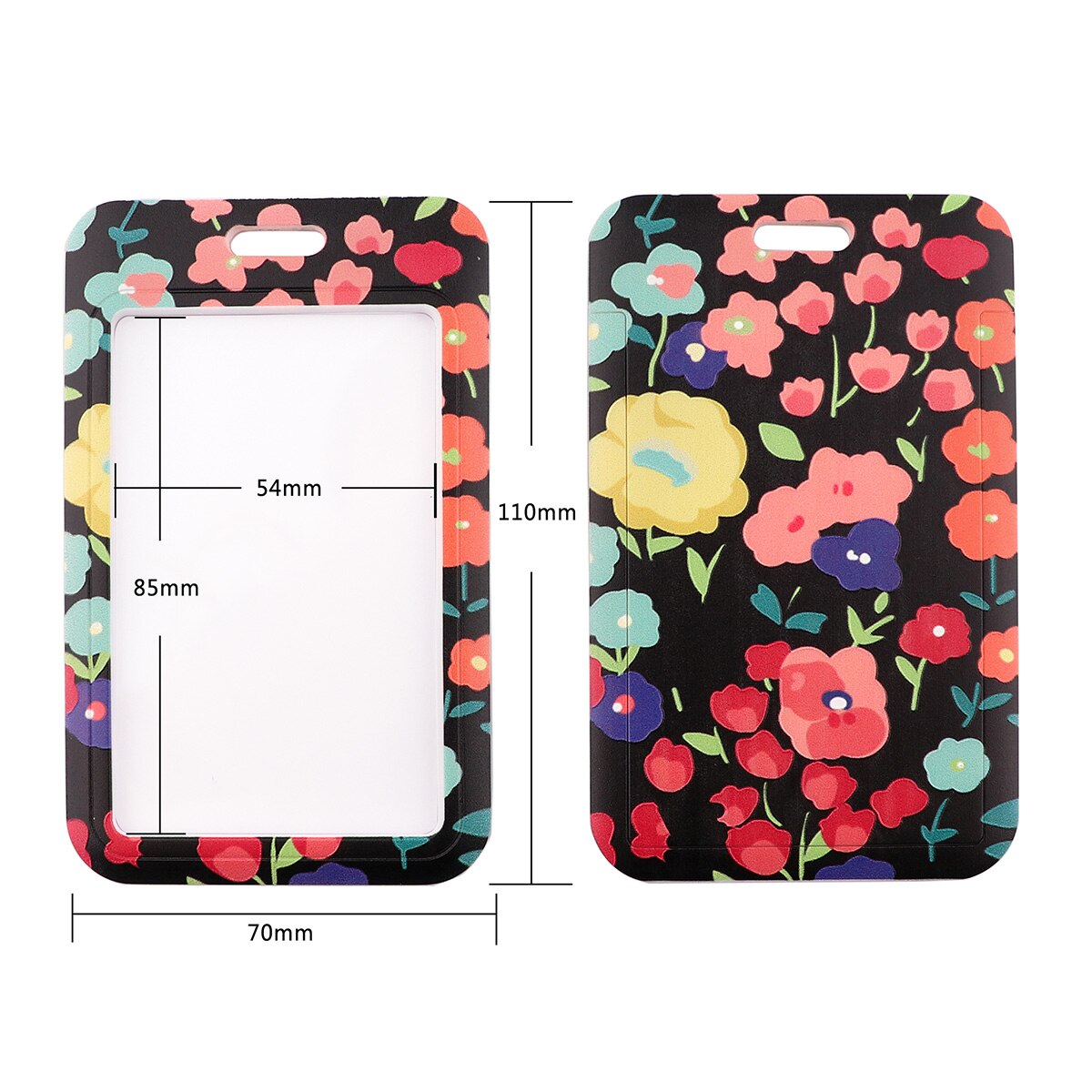 ER1823 Daisy Sunflower Lanyard Card ID Holder Car KeyChain ID Card Pass Gym Phone Badge Key Ring Holder Jewelry: 10