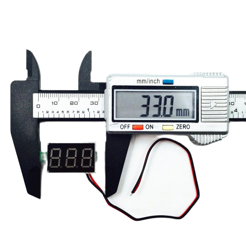 DIY czerwony niebieski cyfrowy moduł doprowadziło miniwyświetlacz DC 2.5V-32V woltomierz/napięciomierz płyta metrów miernik dla motocykl samochód