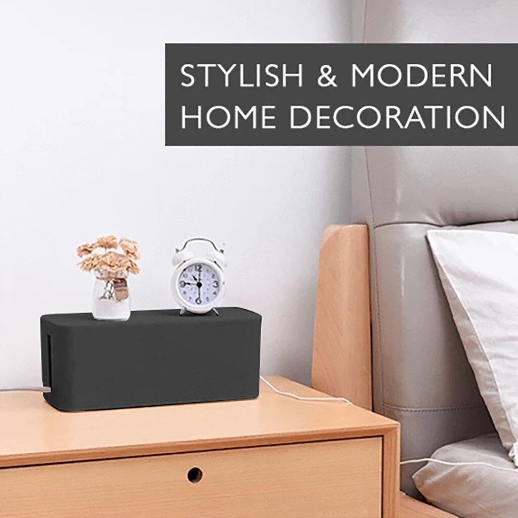 40# Large-capacity Wire Storage Box Unique Wire Storage Box Household Closure Pockets Cable Box Universal socket Wire Box