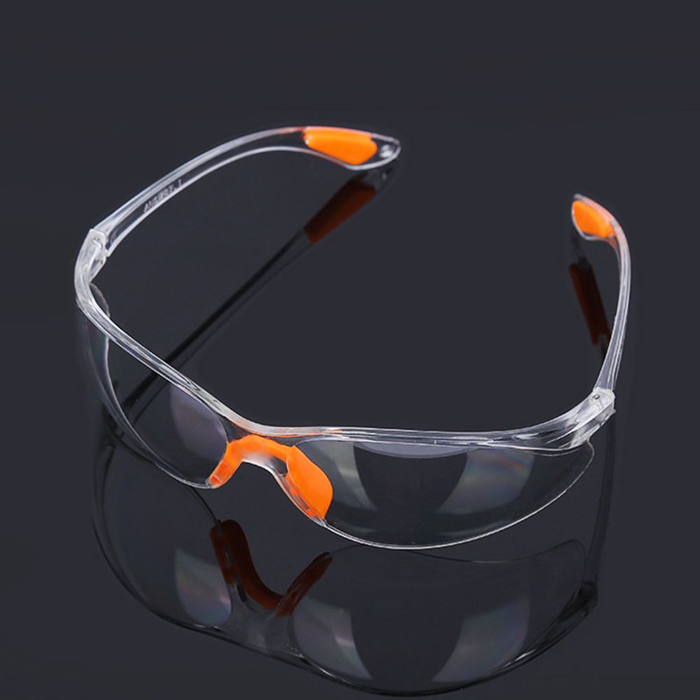 Clear Anti-impact Factory Lab Outdoor Work Eye Protective Safety Goggles Glasses