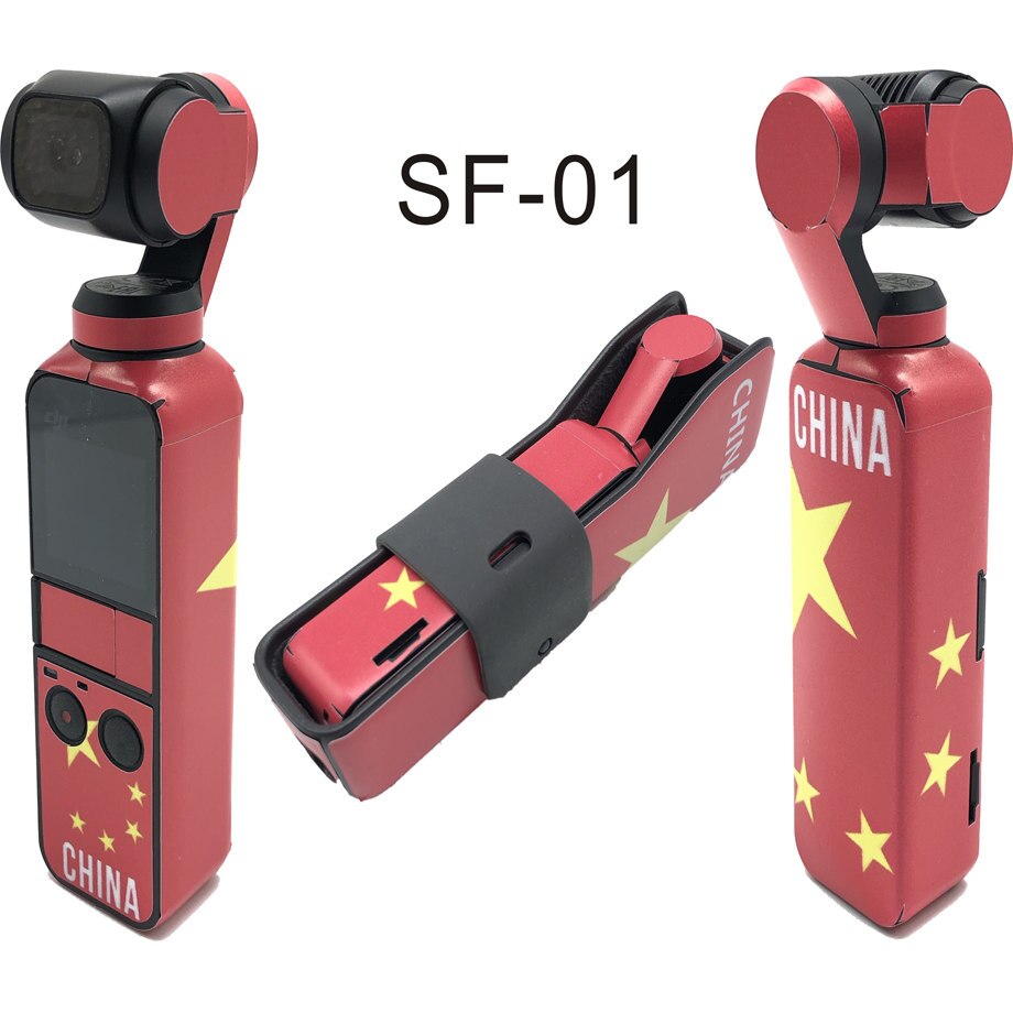 Luminous Body Decals For DJI OSMO POCKET 3M Waterproof PVC Stickers Body Decals For DJI OSMO POCKET Handheld Gimbal Accessories: Black