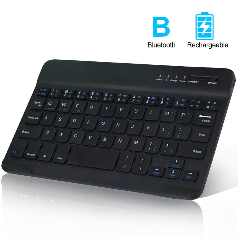 7/10Inch Mini Slim Wireless Bluetooth Keyboard Toetsenbord Voor Telefoon Tablet Laptop Desktop Pc Draagbare Draadloze Toetsenbord