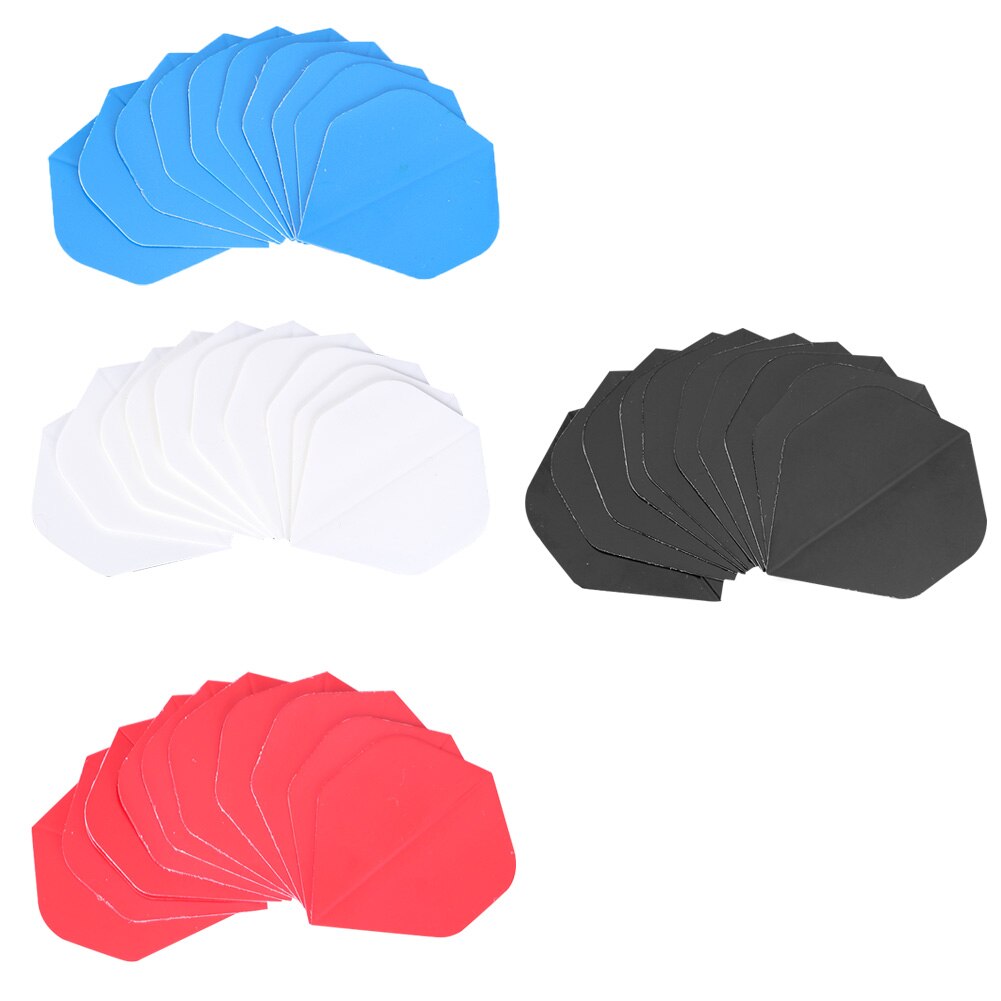 10pcs Darts Flights Hard PET Solid Outdoor Dart Flight Tail Wing Darts Training Game Accessories Entertainment Tools