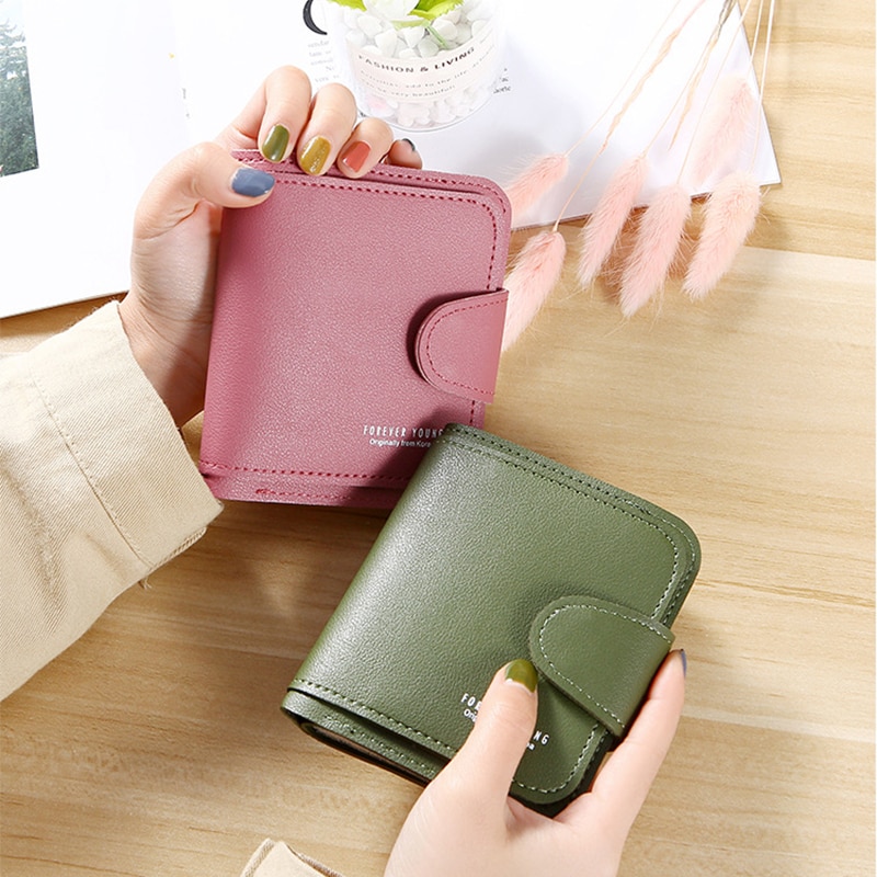 Wallet Women Short Purses Card Holder Clutch Wallets Purse Coin Pocket Ladies Female