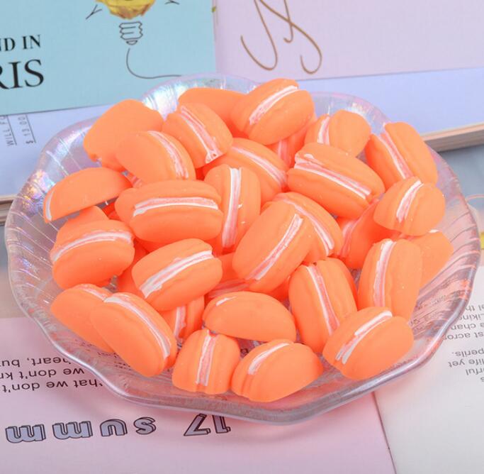Décorations macarons Kawaii en résine, embellissements pour Scrapbooking, accessoires de bricolage, artisanat, 20 pièces/lot: 08