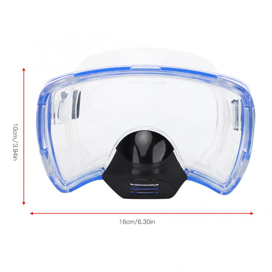 Large Frame Full Dry Diving Mask Waterproof Anti-fog Swimming Goggles Snorkeling Diving Glasses Scuba Swim Mask Equipment