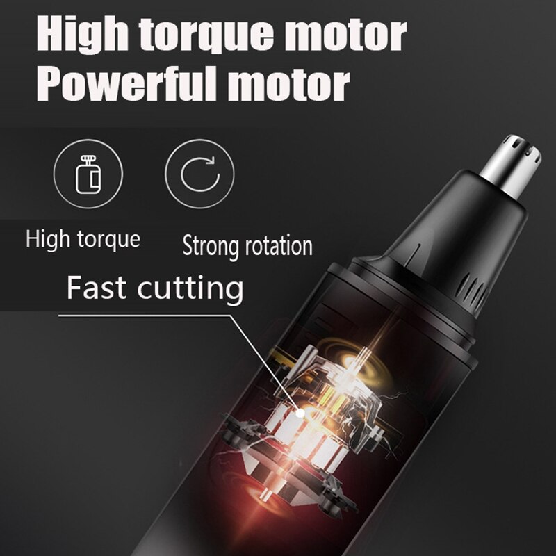 Tondeuse De Nez Rechargeable Kemei 4 En 1 Pour Hommes - Neuf