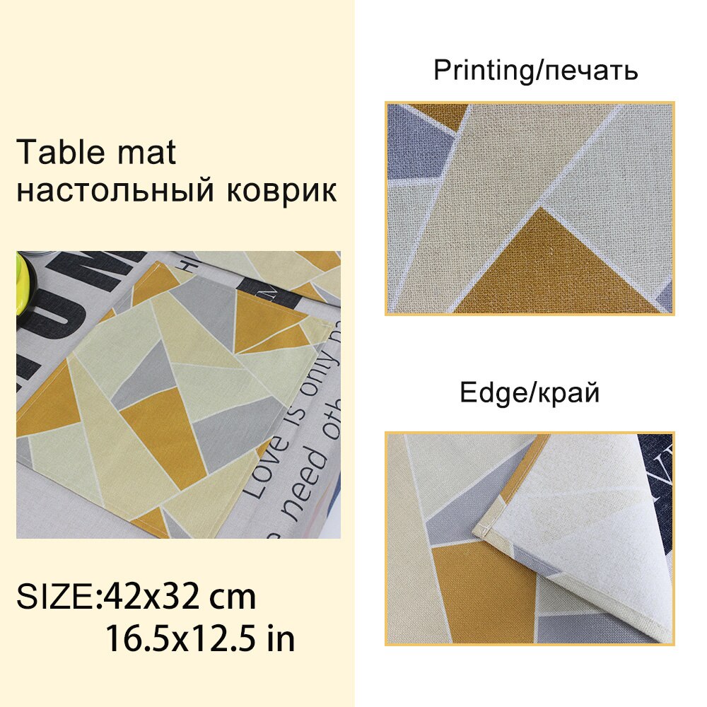Juldekor middag servett tyg servetter matta servetter linneduk bord bröllop kökshandduk för kök servetten 42 x 32cm