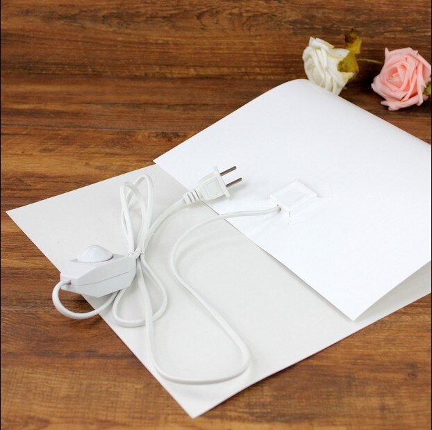 Waterproof Heating Pad with Thermostat, Reptile Thermo Under Tank Heater, Wall Pasting Mounted with Viscous layer