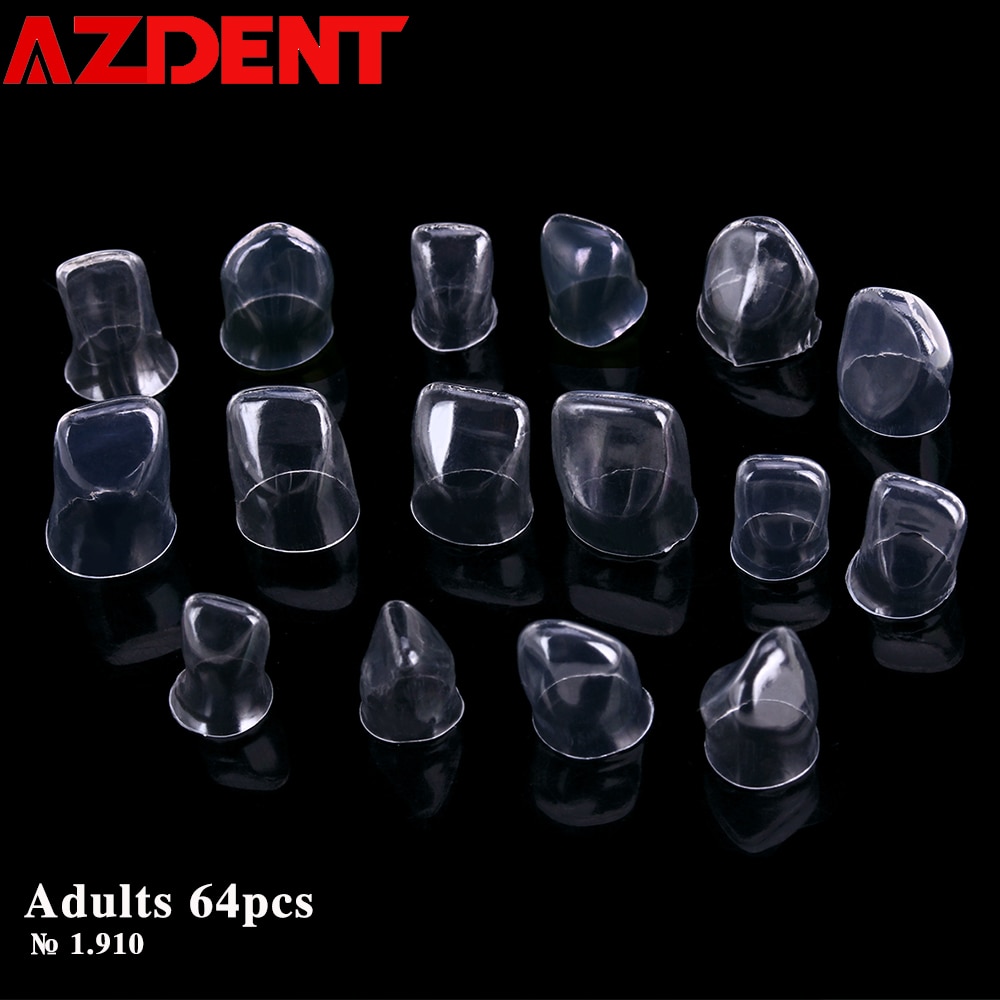Anterior Transparante Kronen Dental Transparant Tijdelijke Crown Adult Braces Pre-Gekroond Russische Transparante Tijdelijke Bretels