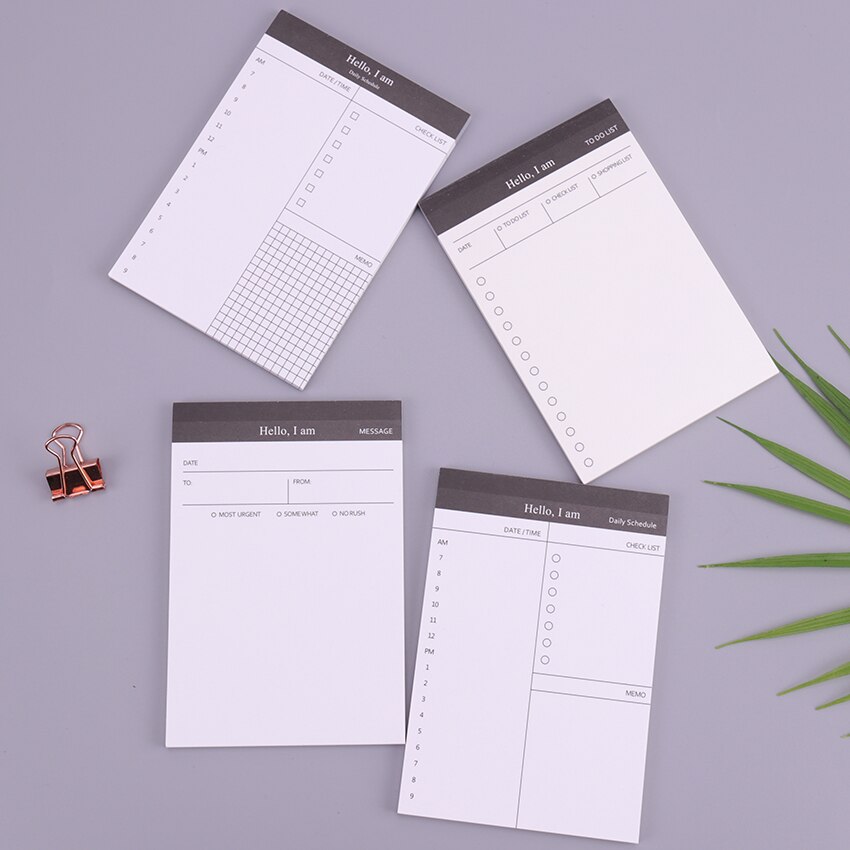 Message Book Business Diary Planner Notebook Filofax School Office Supplies Kawaii Stationery