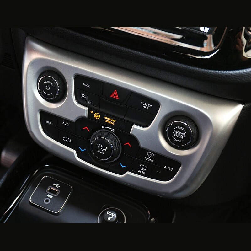 Car Air Conditioning Control Panel Decoration Car Modification Accessories for Jeep Compass