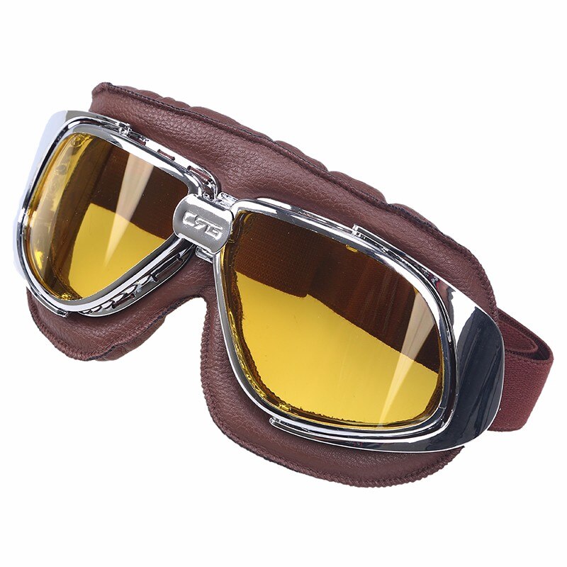 Possbay Motorbril Biker Volwassen Bril Sunglass Atv Cruiser Eyewear Cafe Racer Sneeuw Schaatsen Goggles