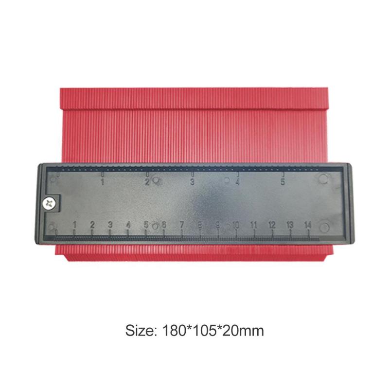 20 Inch Plastic Profile Copy Gauge Contour Gauge Duplicator Tiles Wood Marking Tool Tiling Laminate Tool Floor Measuring Tool: 6 Inch