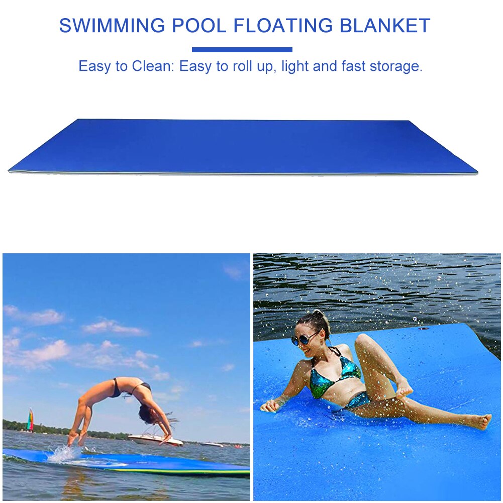 Zwembad Float Water Deken Zwevend Bed Water Hangmat Zachte Comfortabele Water Float Mat Drijvende Slapen Kussen Opvouwbare Pad