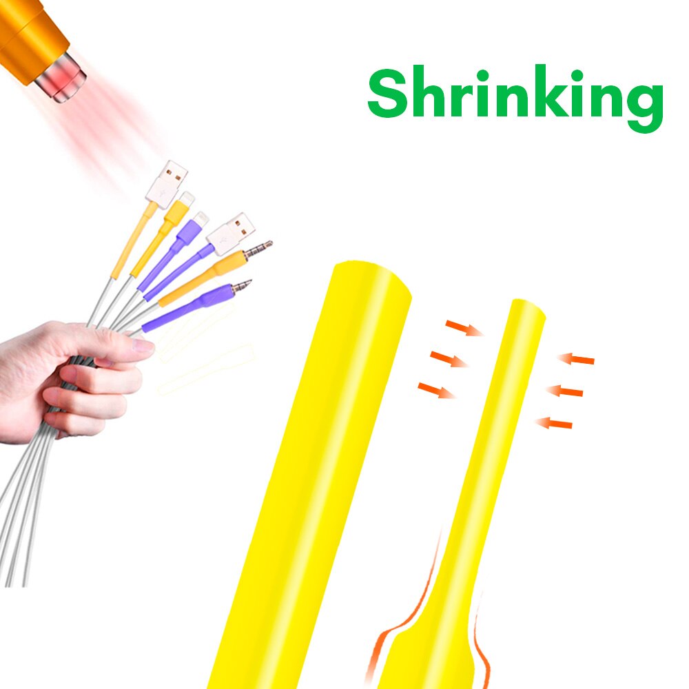 10PK Industrial Tapes For Brother Hse-211 Hse-221 Hse-611 Hse-621 Heat Shrink Tube Tapes 6mm/9mm for Brother P touch Label Maker