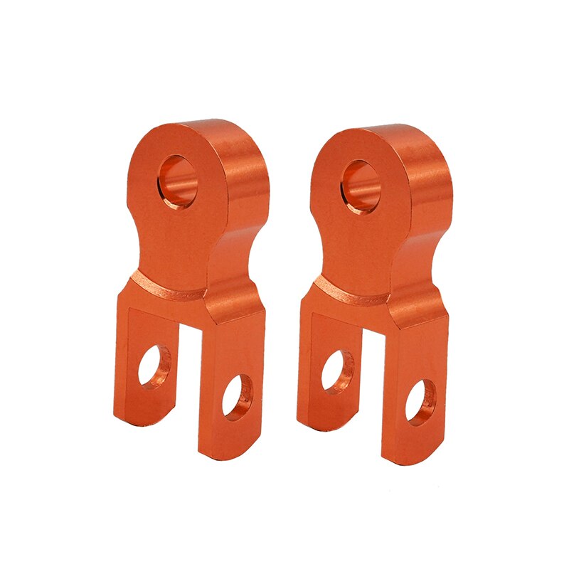 2 Pcs Shock Absorber General Motorcycle High Shock Absorber Booster Motorcycle Booster: Orange