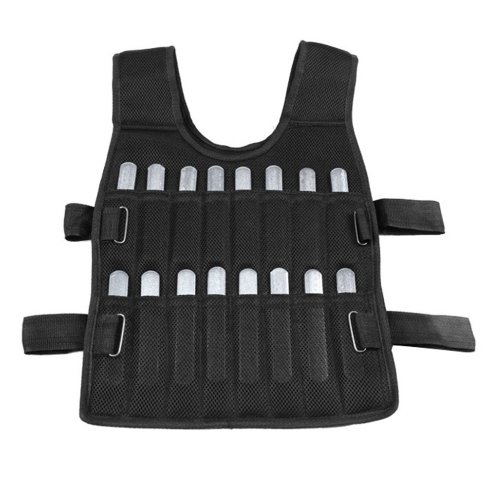 Adjustable Weighted Vest 50kg 20kg 15kg Ultra Thin Breathable Workout Exercise Carrier Vest for Training Fitness No steel plate